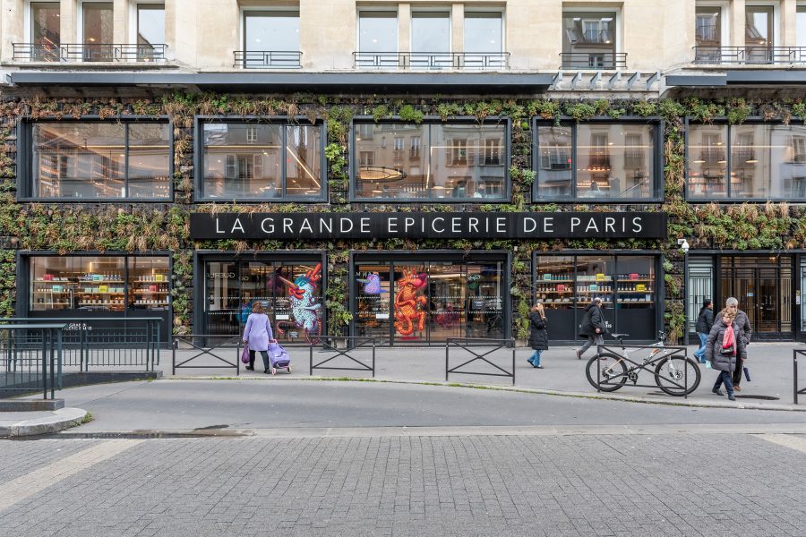 Exterior of La Grande Epicerie de Paris.