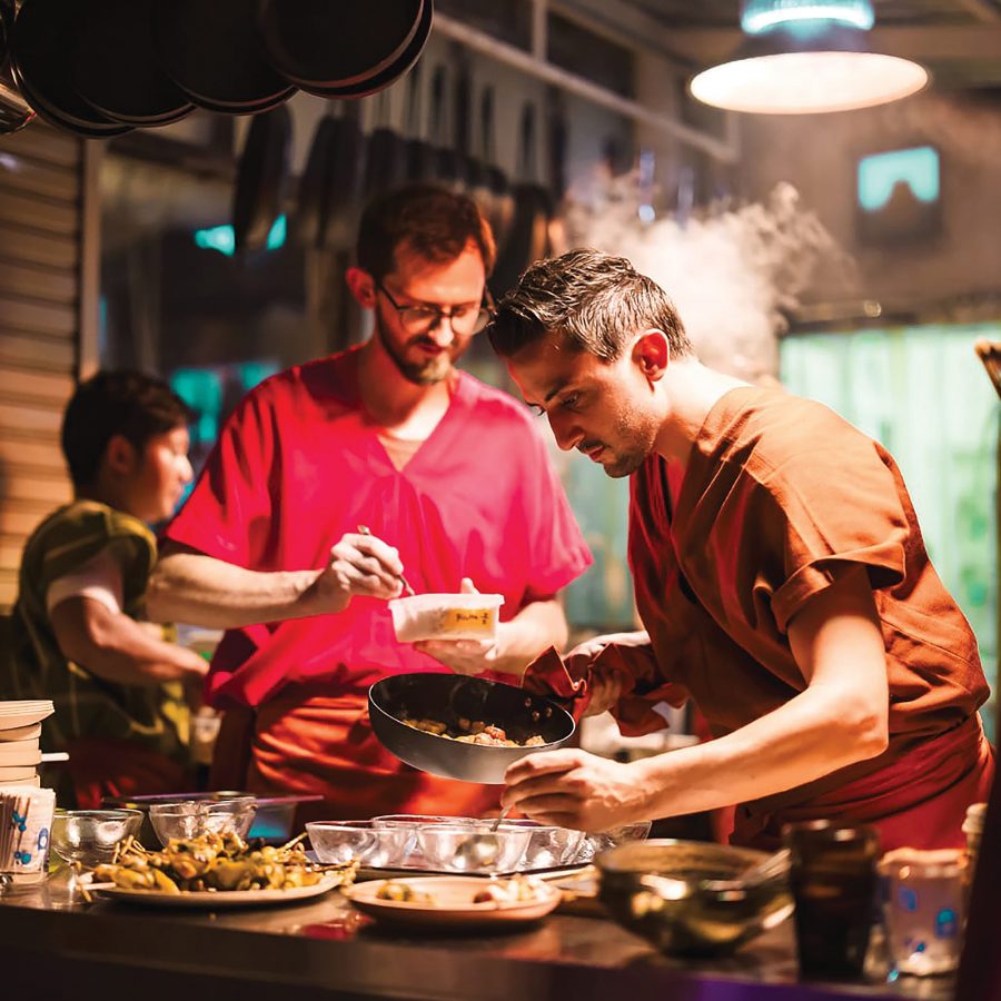 Chefs at Electric Sheep in Bangkok
