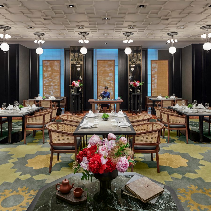  Interior of Jiang by Chef Fei in the Mandarin Oriental Guangzhou.