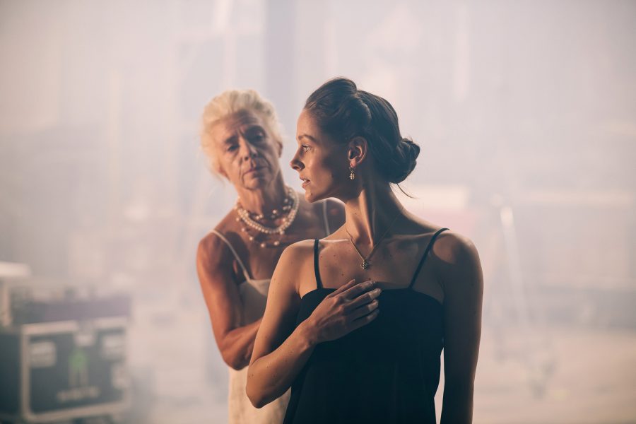 A still image from a performance of the ballet Mary Queen of Scots.