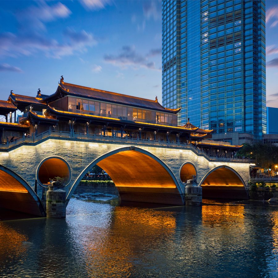 Experience innovative Sichuan cuisine at The Bridge restaurant in Chengdu.
