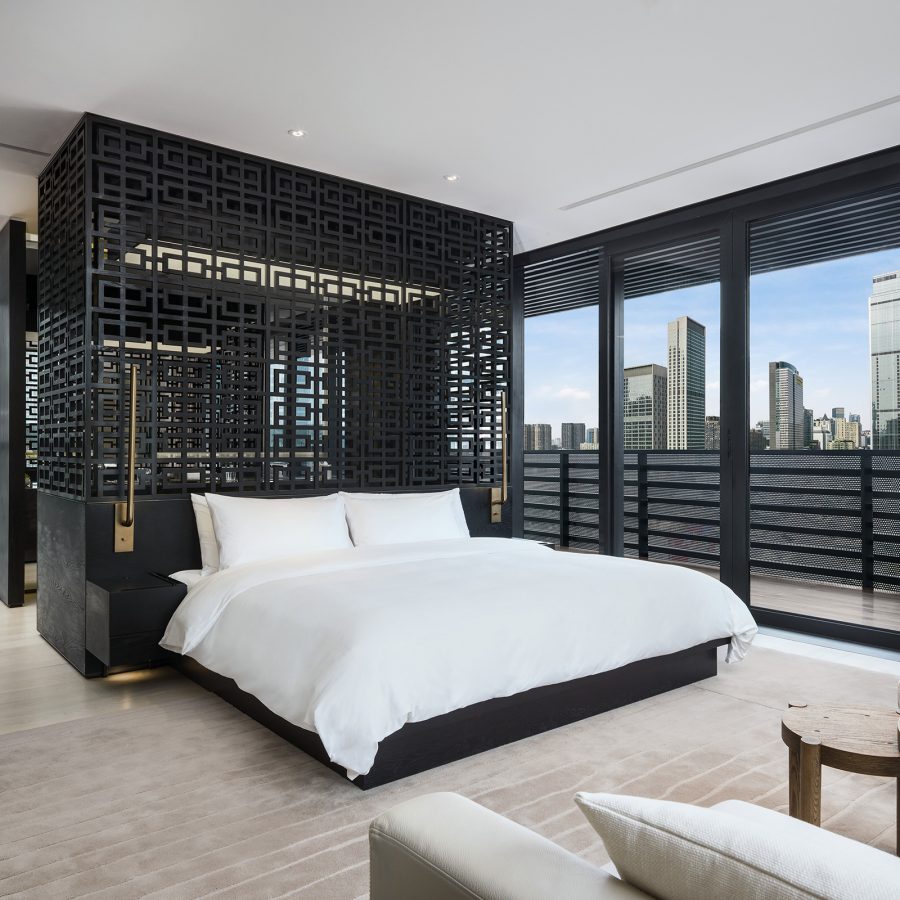 Relax in a spacious suite at The Temple House, Chengdu.