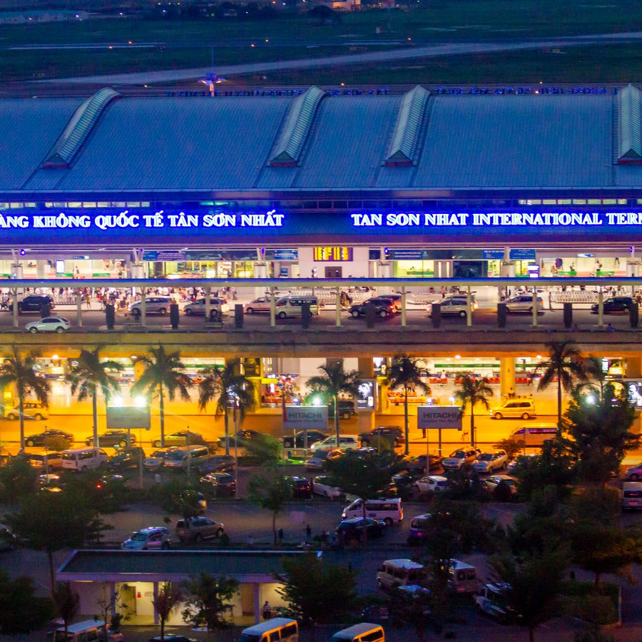 View of Tan Son Nhat International Airport in Ho Chi Minh City. 