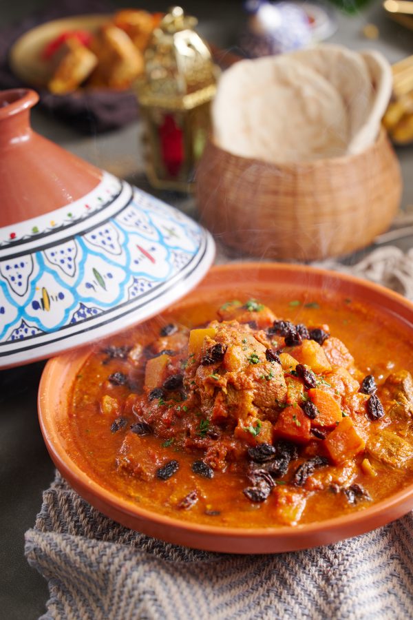 A closeup of a halal dish served at Cafe Kool at Kowloon Shangri-La, Hong Kong.