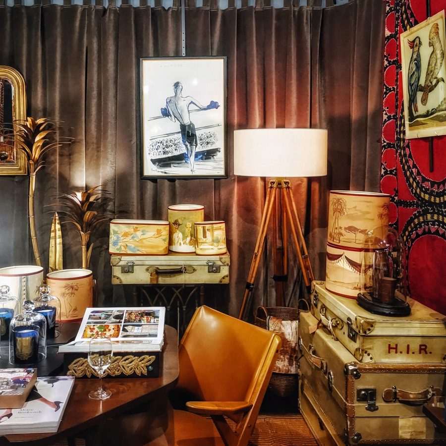 Interior view of independent boutique, gallery and atelier Chez Dede.