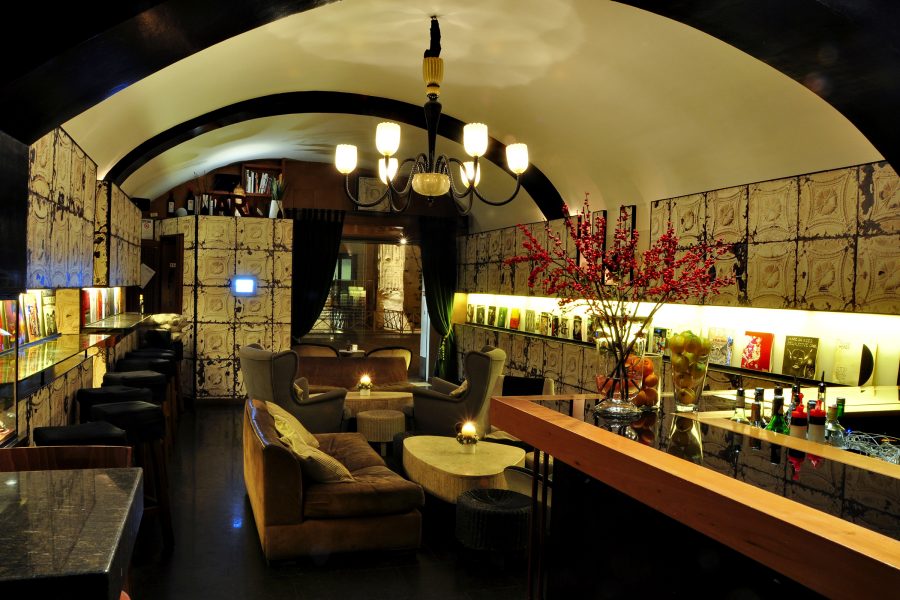 Interior view of Salotto 42. 