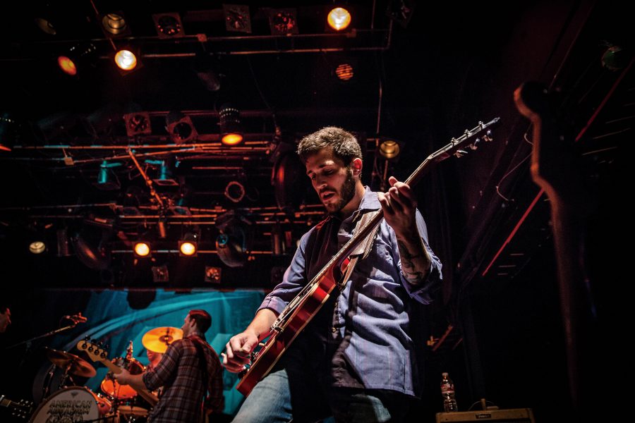 A band performing onstage at Billy Bob’s Texas.