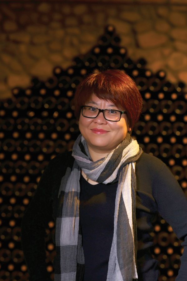 A portrait photo of Kanaan Winery’s Chinese female winemaker Wang Fang.
