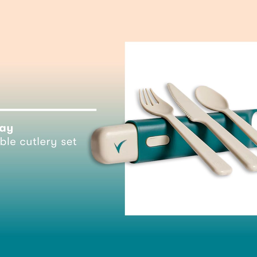 Product shot of the Cathay portable cutlery set.