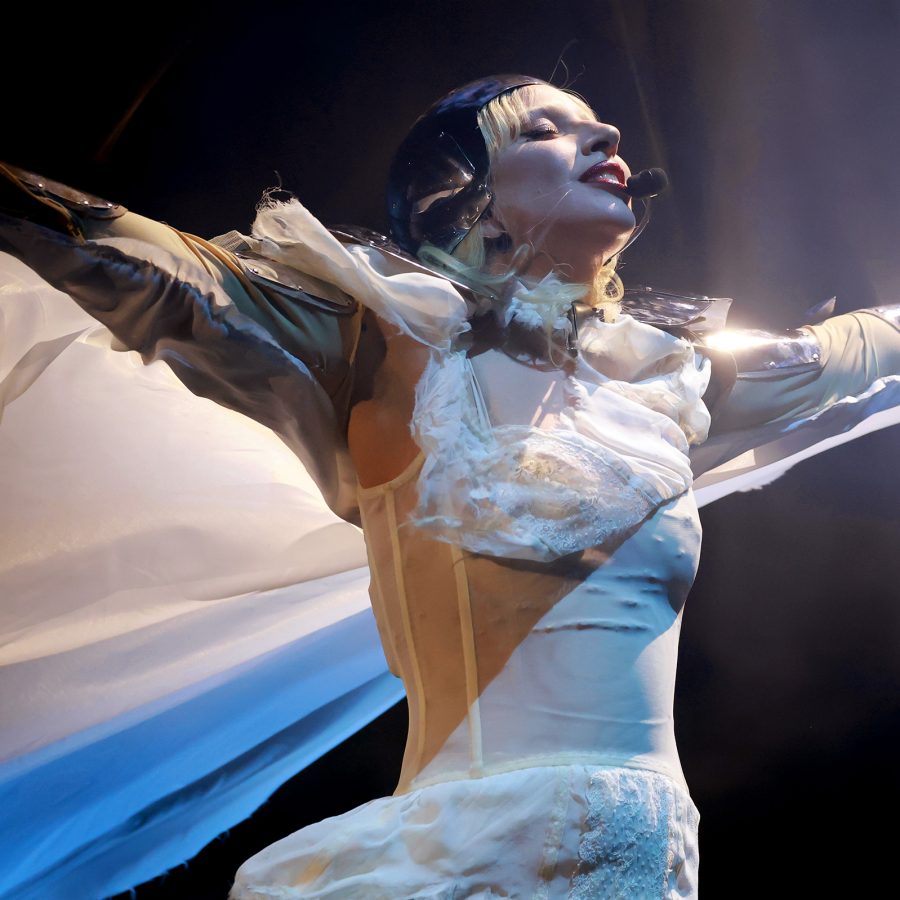 Lady Gaga, who’ll be on tour in Singapore in 2025, performs onstage. 