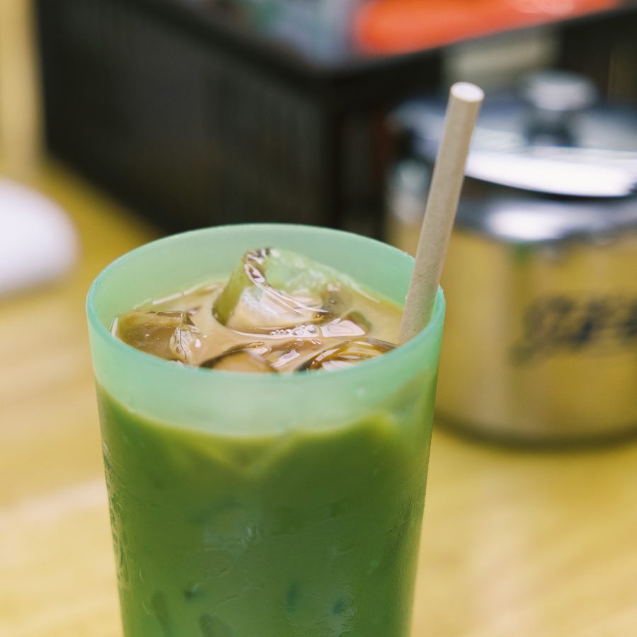 A cup of Hong Kong milk tea at Lan Fong Yuen.