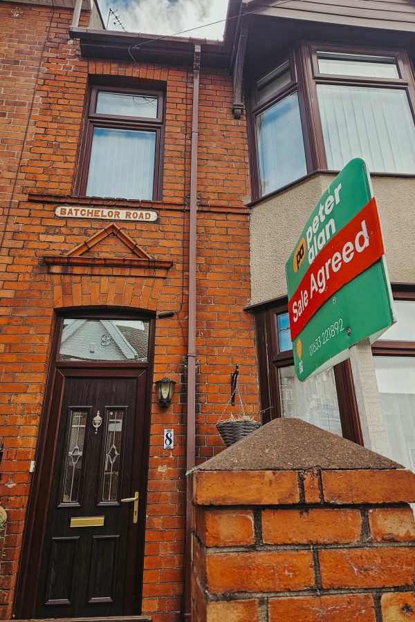 The writer’s father’s childhood home in Newport in Wales.