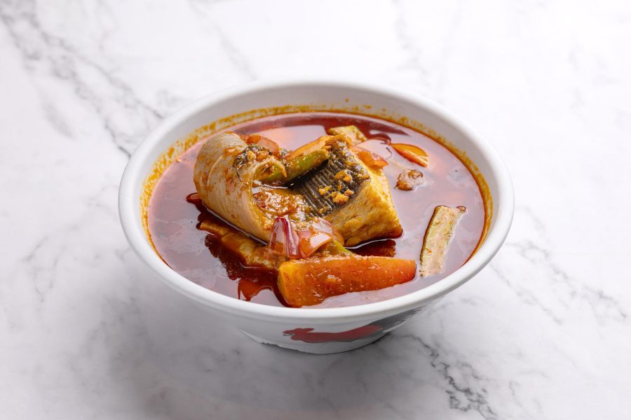  A bowl of curry tumis with stingray served at Teksen, George Town.