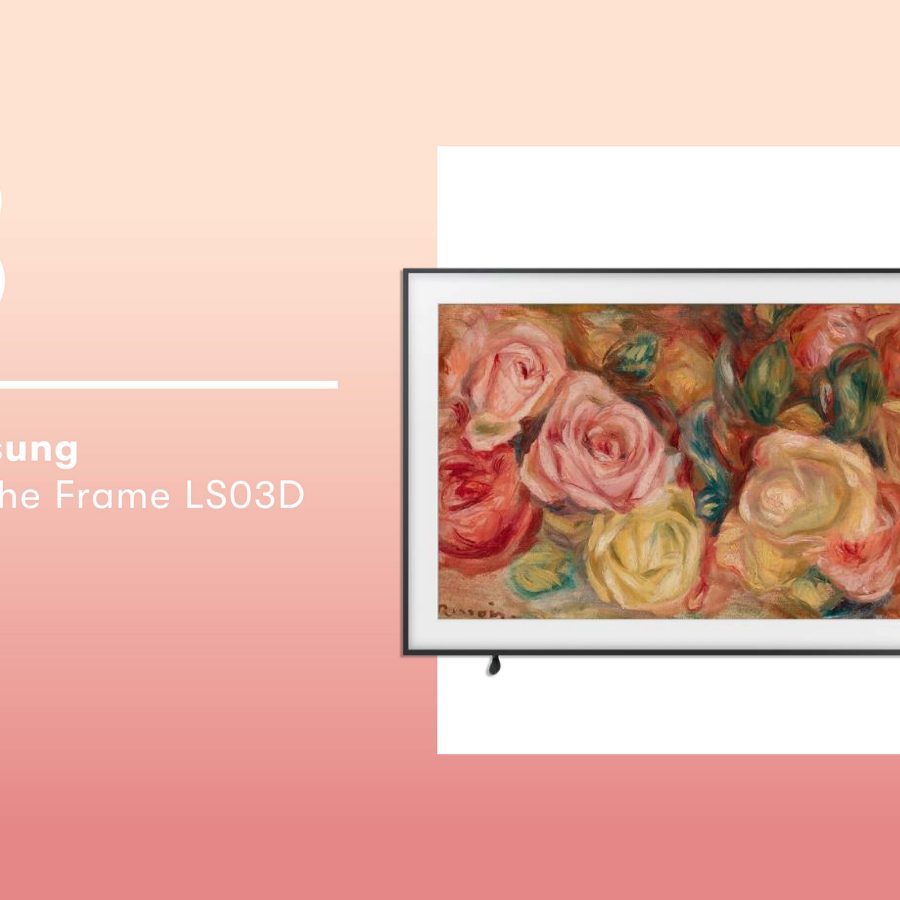 Product shot of the Samsung 43" The Frame LS03D.