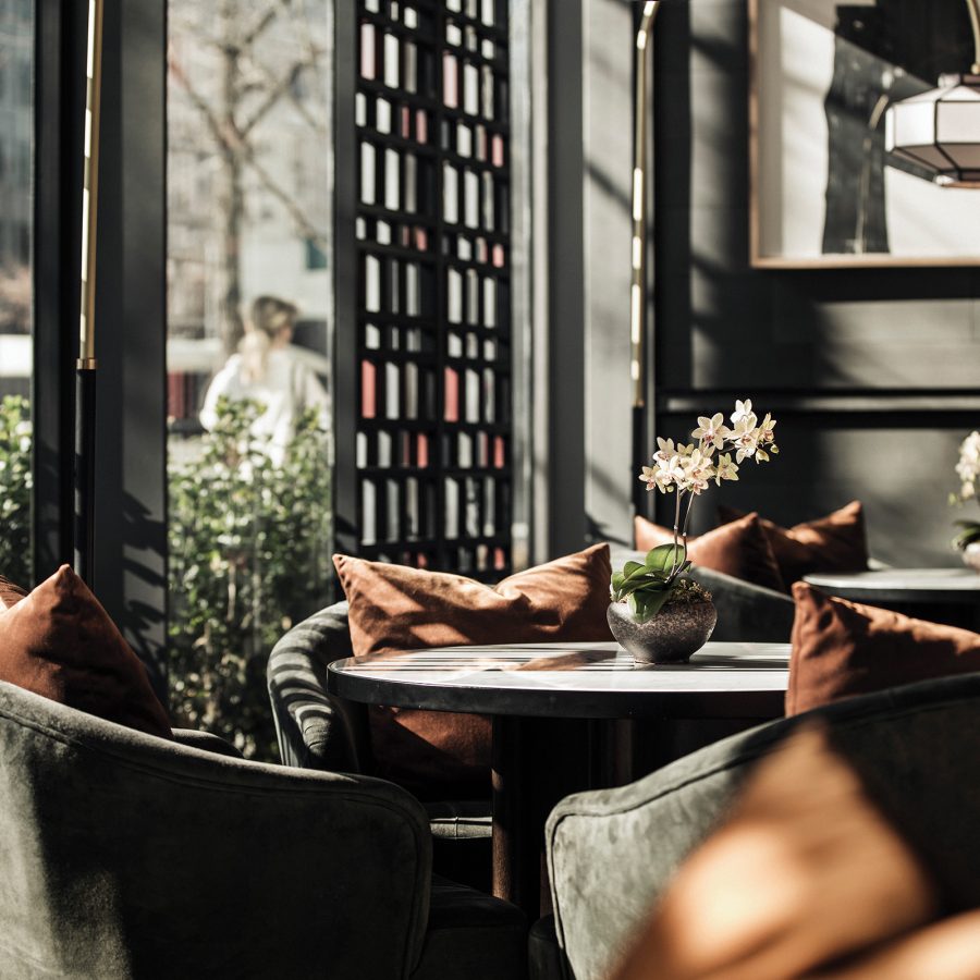 Interiors at Maru at the Four Seasons Seoul.