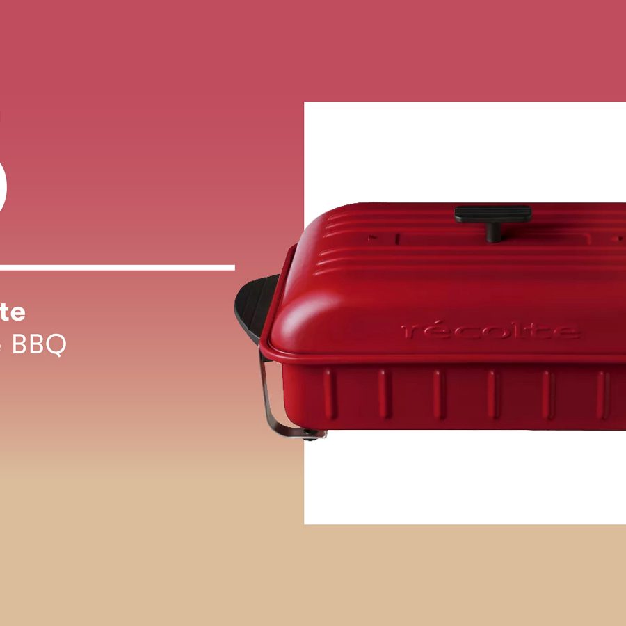  Product shot of the récolte home BBQ.