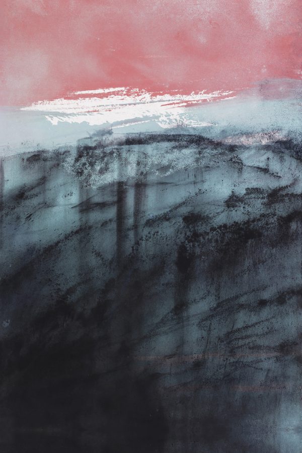 Carla Chan’s “Clouded White – Blue Pink”
