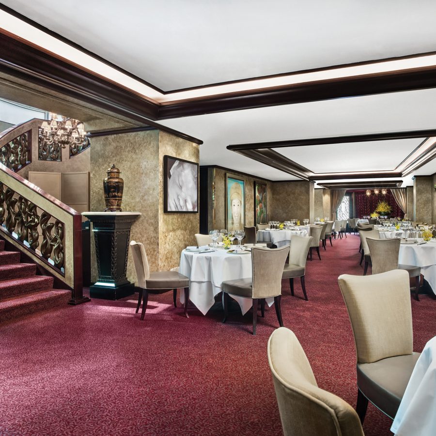 A view of the dining room at T’ang Court.
