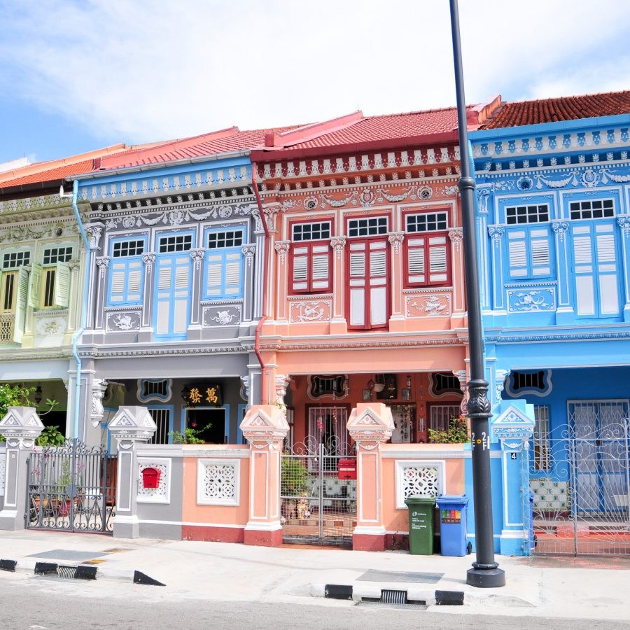 Traditional Peranakan architecture in Singapore 