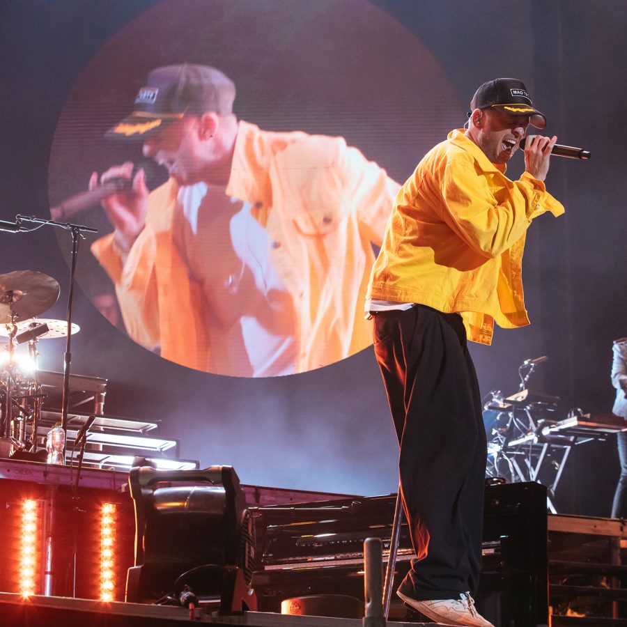OneRepublic, on tour in Kaohsiung in December, perform on stage.