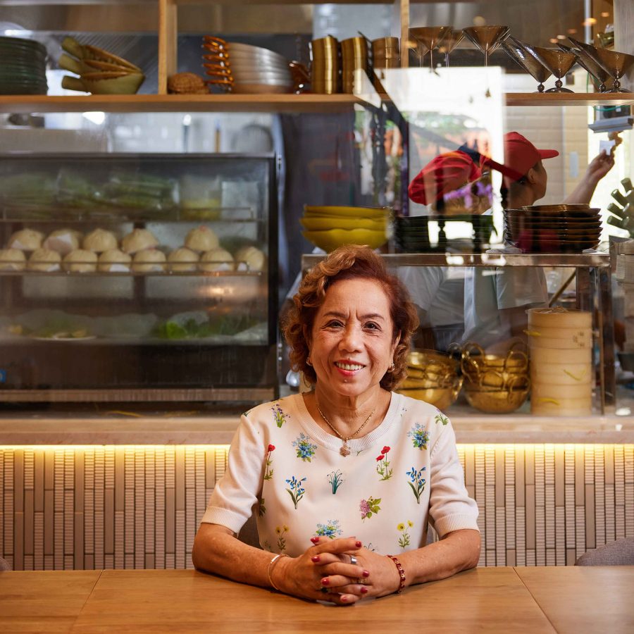 Dang Thi Nguyet inside her restaurant, Hong Phat, in Ho Chi Minh City