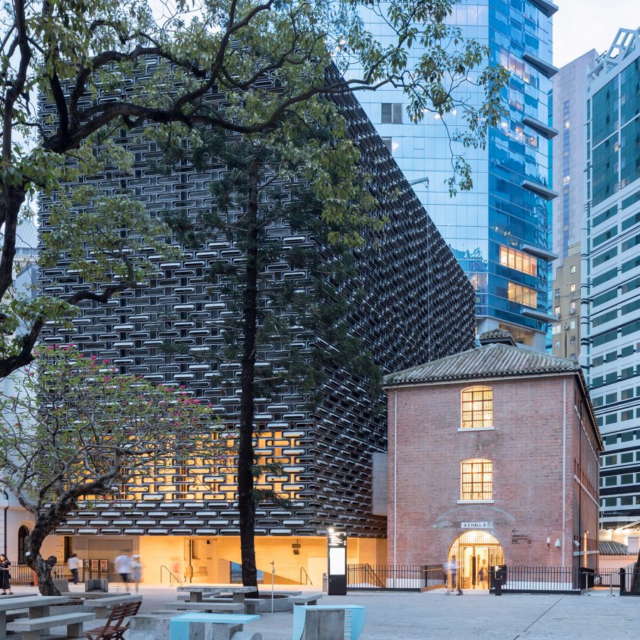 JC Contemporary and one of Tai Kwun’s revived heritage buildings in Hong Kong.