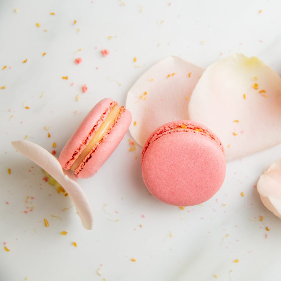 Pastel-hued macarons from Ladurée 