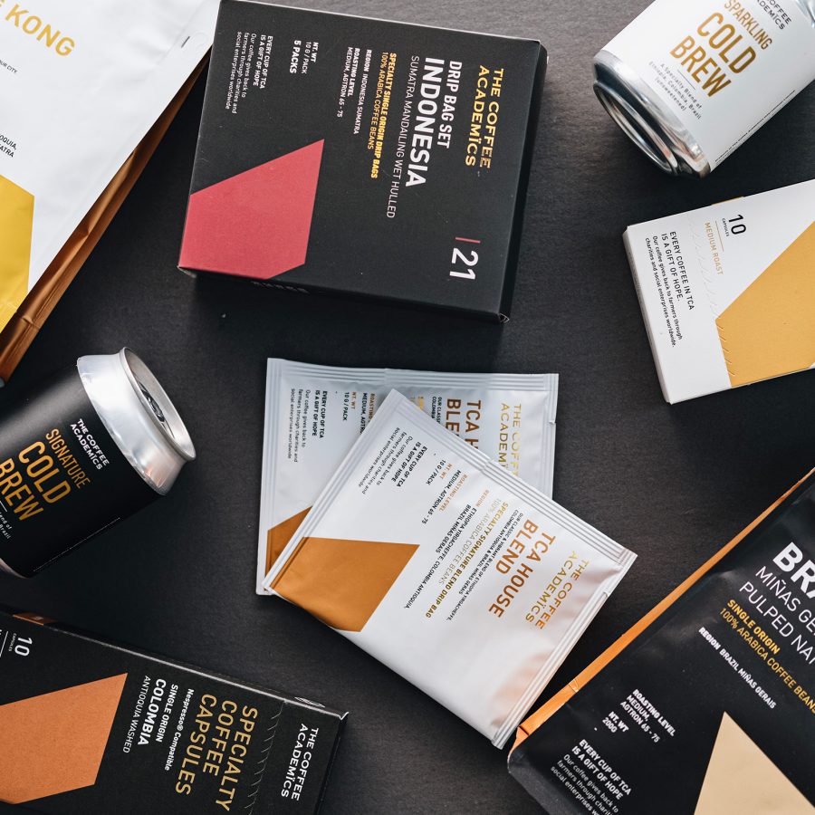 The Coffee Academics’ different coffee products are available for purchase, from a canned cold brew to capsules.