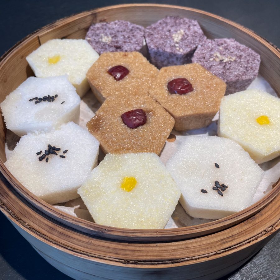 Sticky rice cakes.
