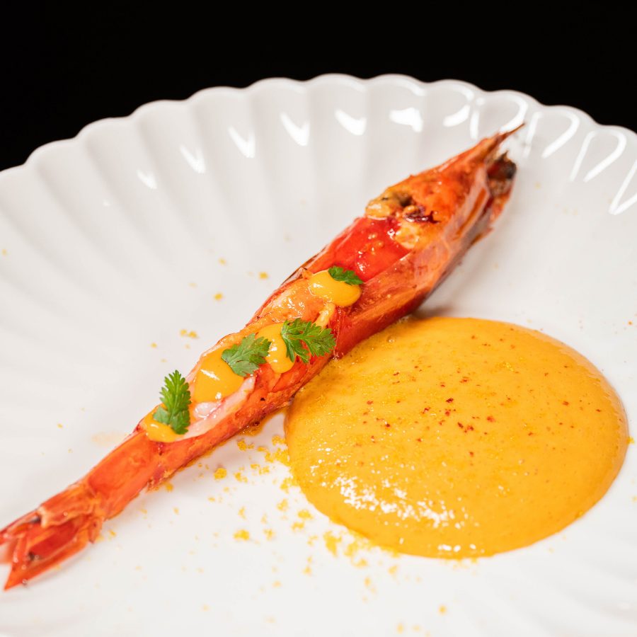 An intricate dish from L’eclat 19.