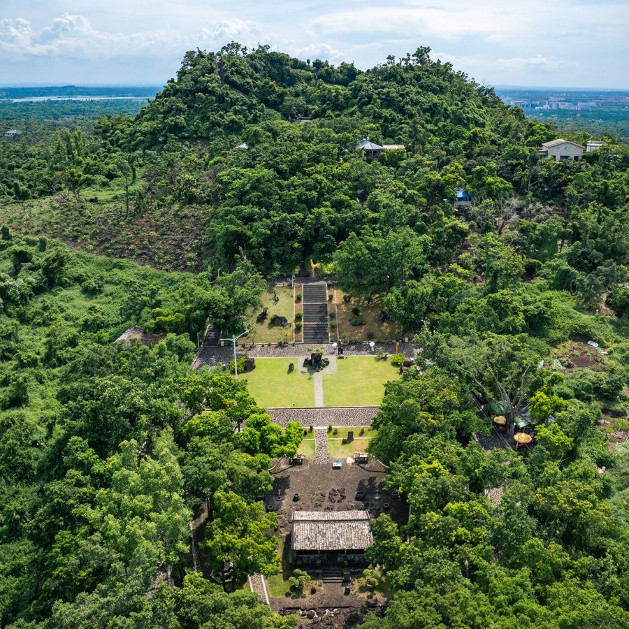 View of a forested area in Haikou.