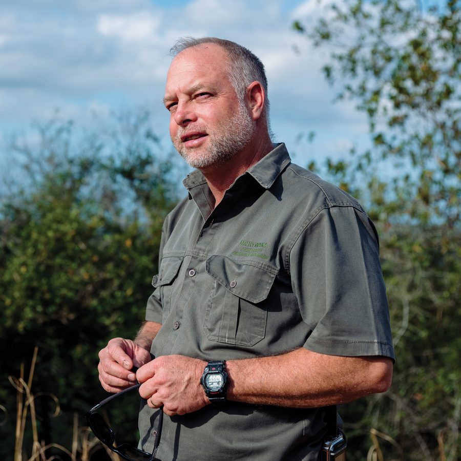 Conservation manager and Munyawana Warden Dale Wepener.