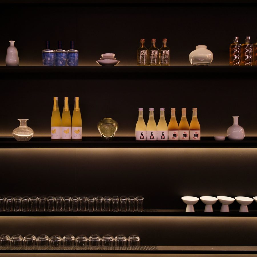 View of the bar at O’rm in Hong Kong.