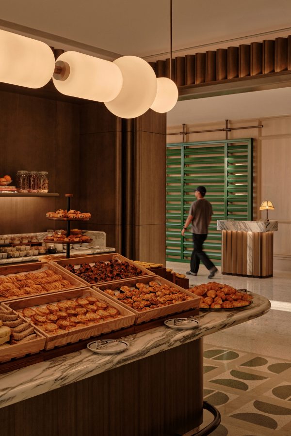 A selection of pastries at the buffet of Hillside.