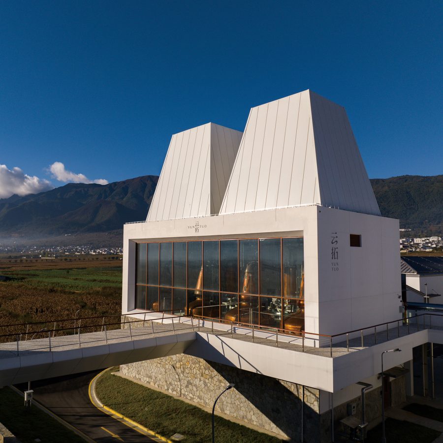 Exterior of the Distill House at YunTuo in the daytime.