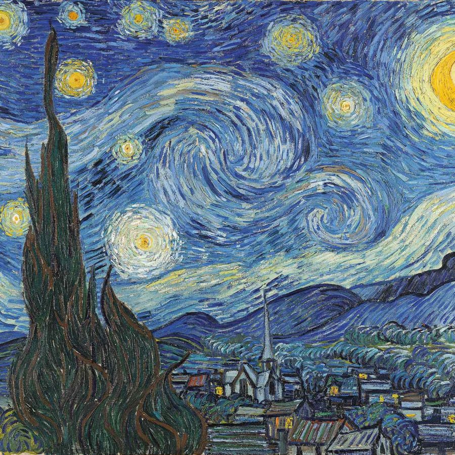 Van gough starry night painting