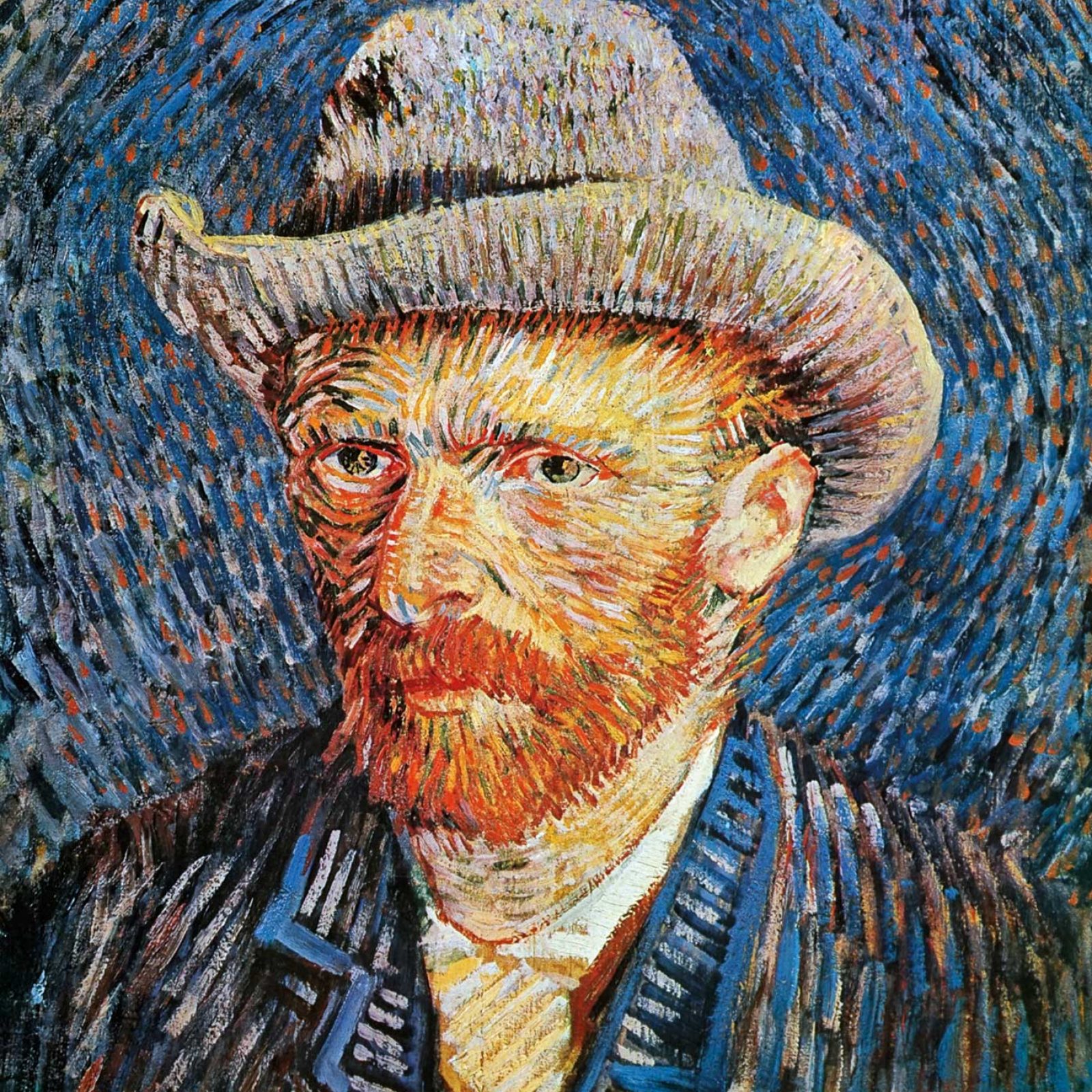 Van gough painting of man
