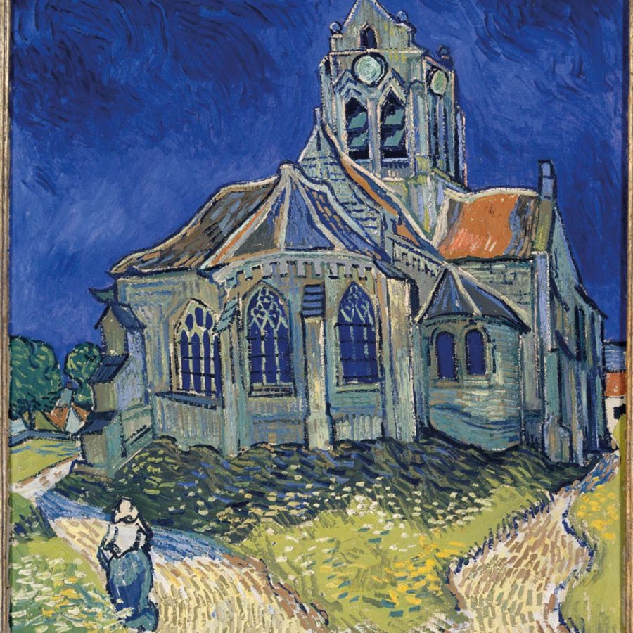 Van gough painting of church