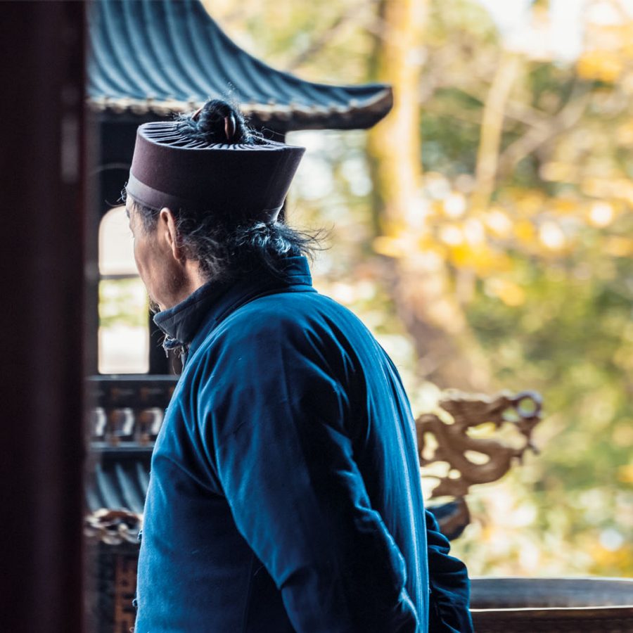 Daoist Thinker, Dragons Dens, Chengdu, China