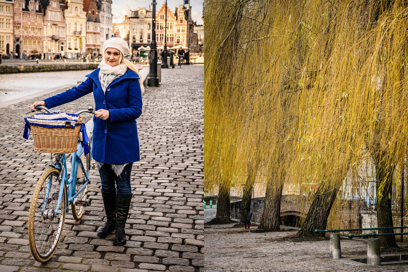 Woman with bike. Credit: Christophe Vander Eecken