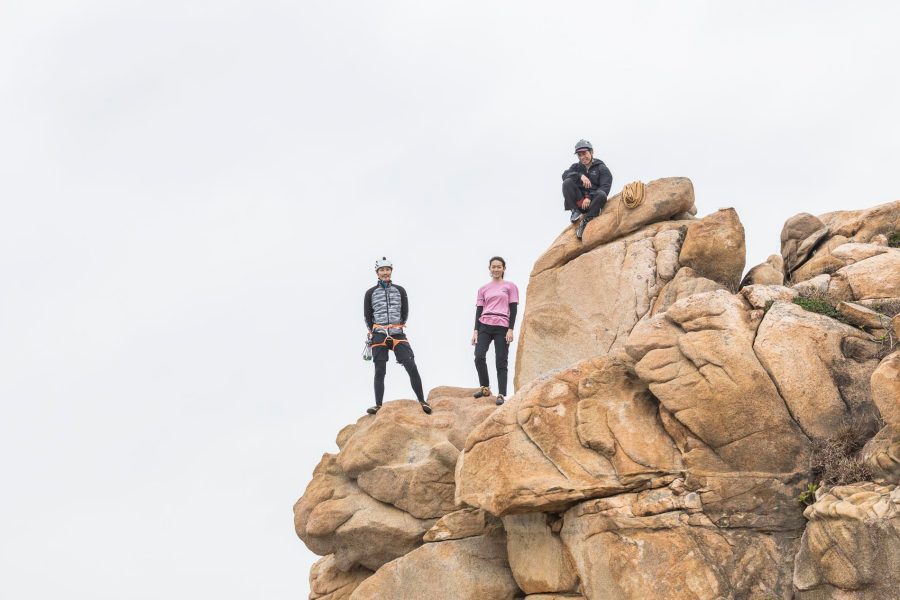 Hong Kong rock climbers