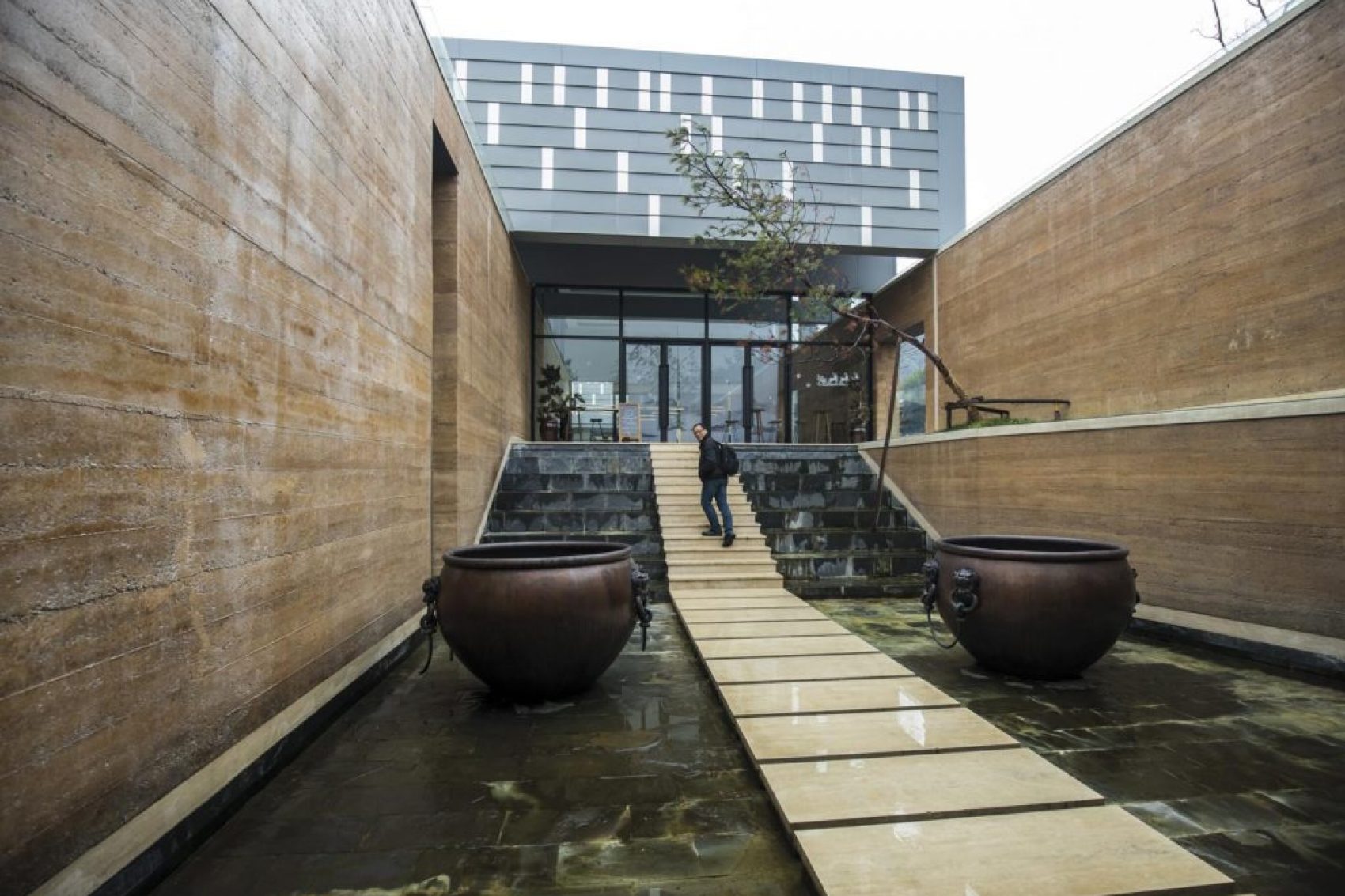 Exterior of art village