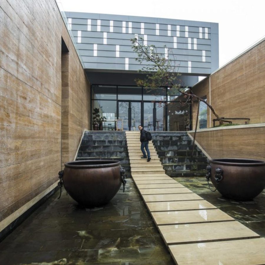 Exterior of art village