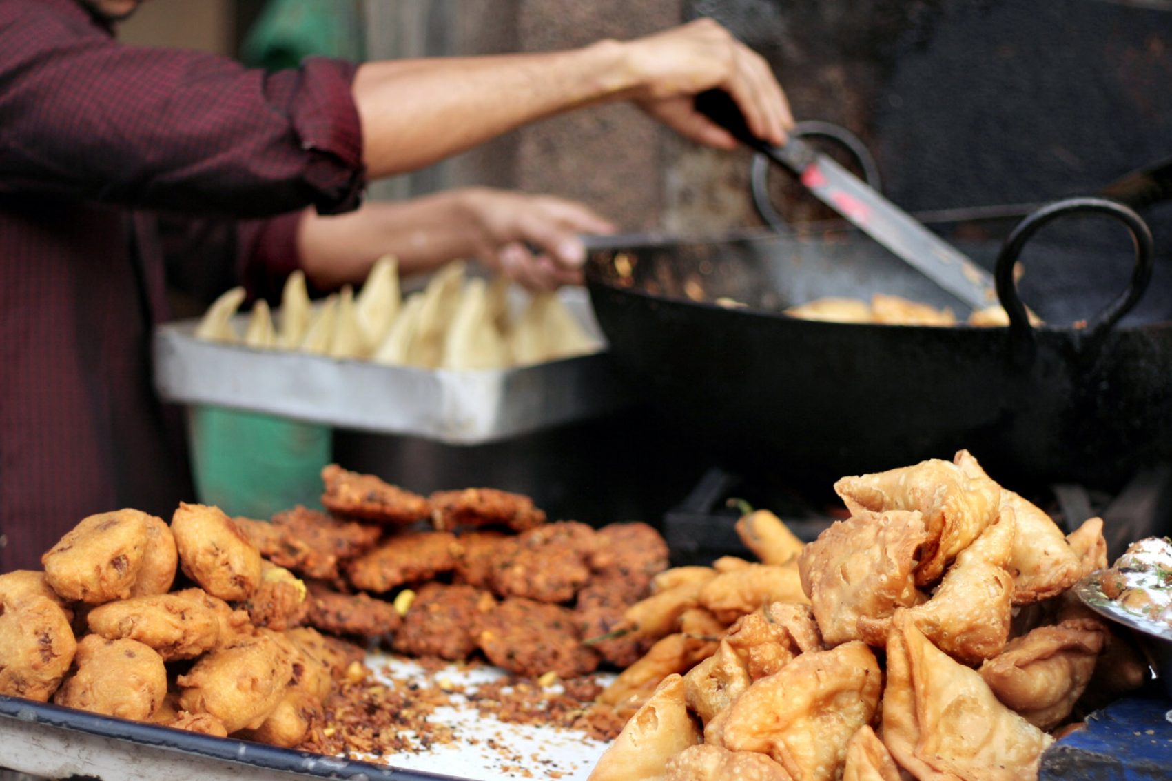 Indian street food. Credit: Shutterstock