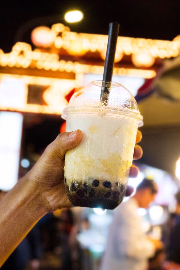 Boba milk in Taipei 