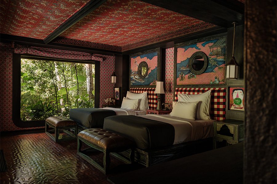 Capella Ubud inside a guest room