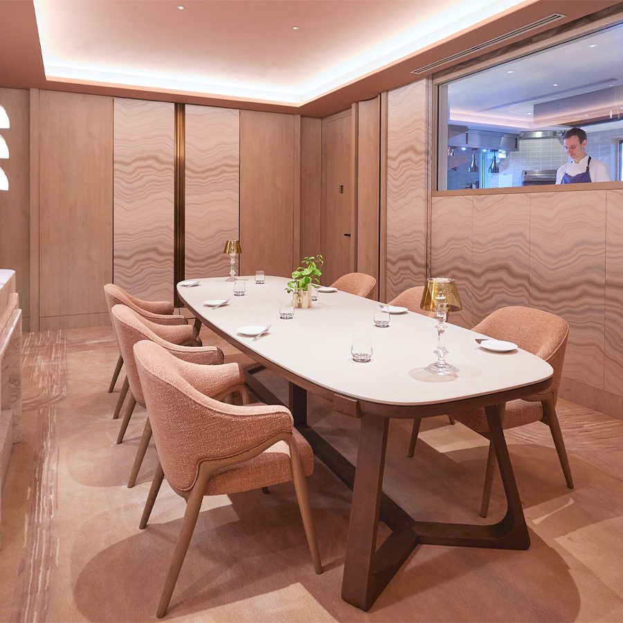 Sézanne's chefs' table in Tokyo, Japan