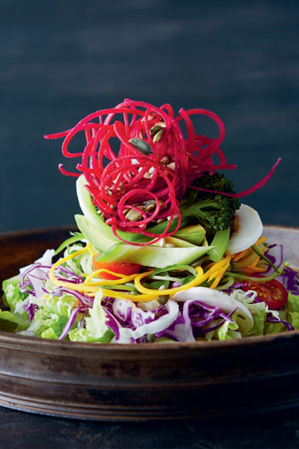 A dish of salad at Como Shambhala Estate