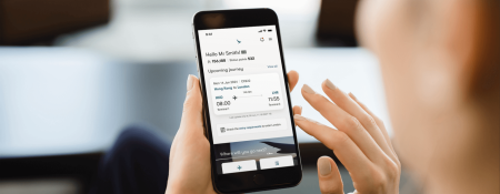 Download the Cathay Pacific app