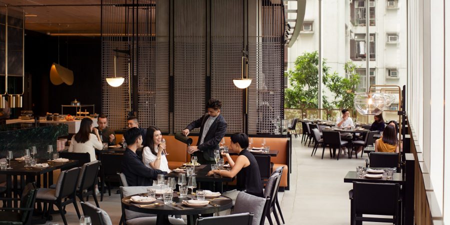The front view of the restaurant of East Hong Kong